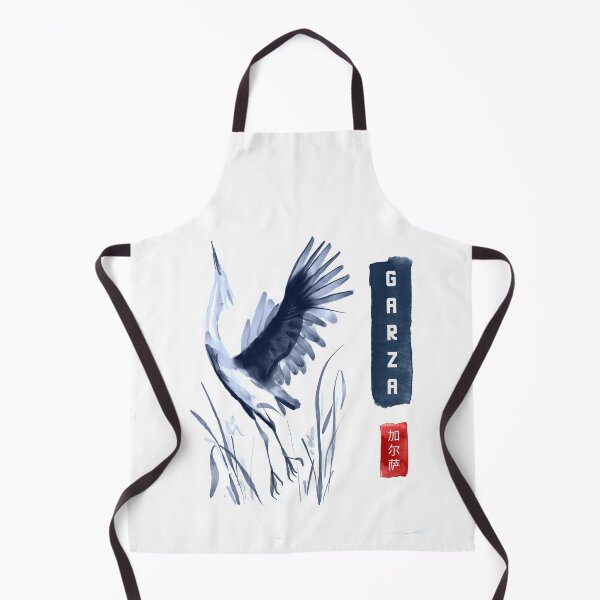 Item preview, Garza Heron - Japanese Art Style Sumi-e designed and sold by ThydraDesigns.