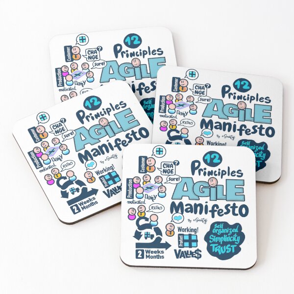 Item preview, Agile Manifesto principles designed and sold by eSeaty.