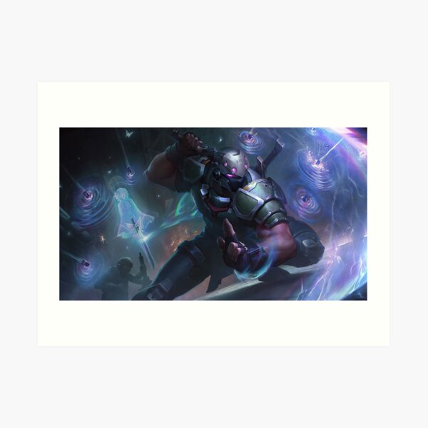 Psyops Shen Splash Art 8k League Of Legends Art Print By Challengerb Redbubble