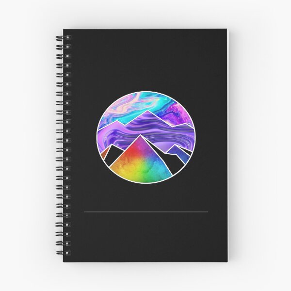 Item preview, Glitched Sky and Rainbow Mountains Aesthetic designed and sold by Michael Schmidt.