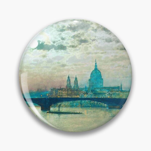 Item preview, Southwark Bridge and St. Paul s church by John Atkinson Grimshaw designed and sold by DejaVuStudio.