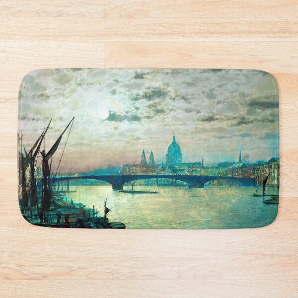 Item preview, Southwark Bridge and St. Paul s church by John Atkinson Grimshaw designed and sold by DejaVuStudio.