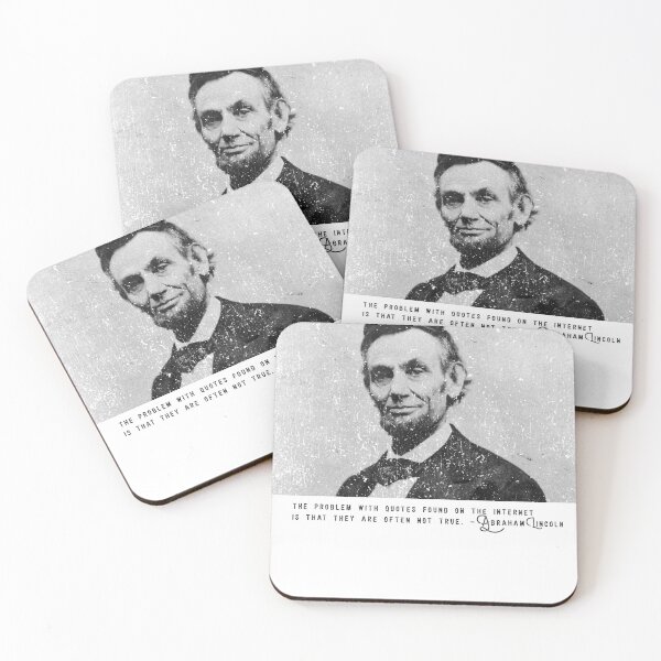 Item preview, Abraham Lincoln Quote The Problem With Quotes Found On The Internet Is That They Are Often Not True designed and sold by awonacott.