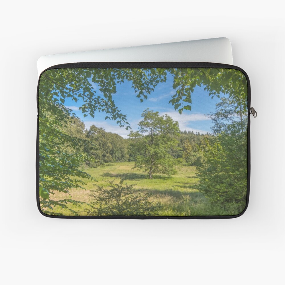 Idyllic clearing in the woods Laptop Sleeve