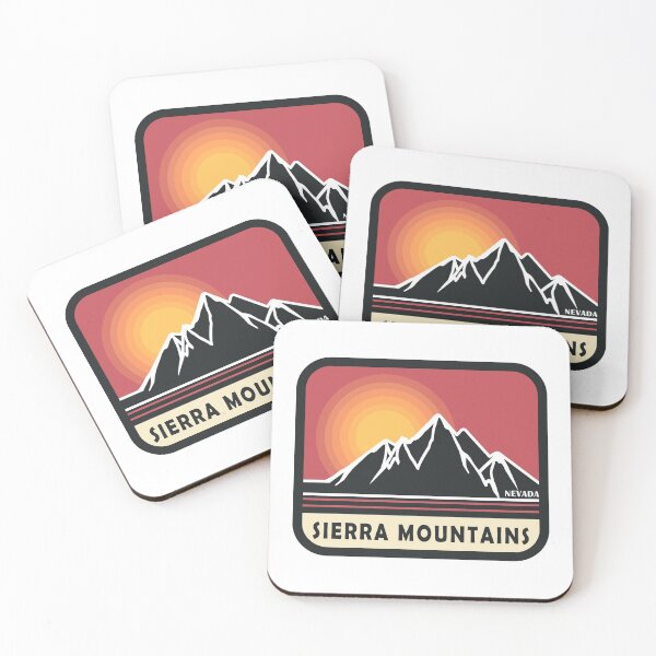 Item preview, Sierra Mountains Nevada Badge designed and sold by KDesign13.