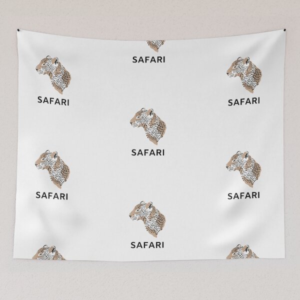 Item preview, Beautiful Leopard art with Safari slogan designed and sold by VioletStudio.