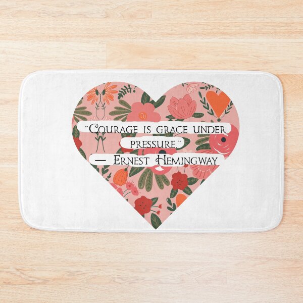 Item preview, Hemingway Quote & Flowers  designed and sold by Dollfacedesign.