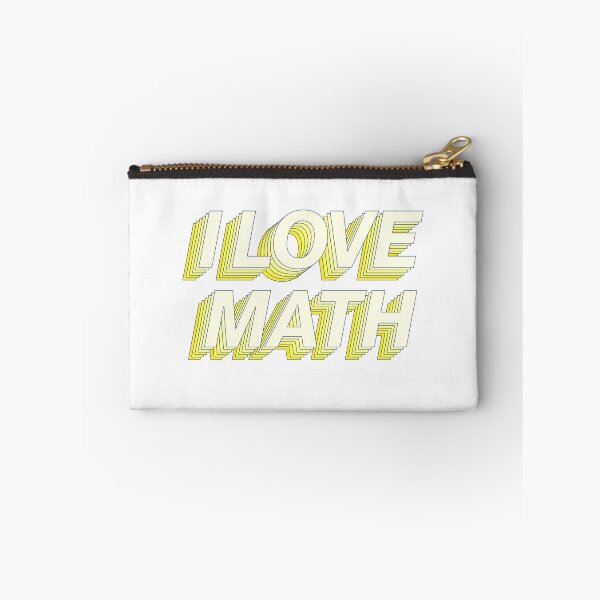 Item preview, I Love Math Teacher School College Motivate Yellow designed and sold by sharedipmemes.