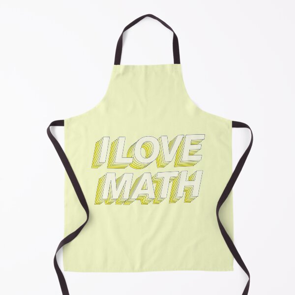 Item preview, I Love Math Teacher School College Motivate Yellow designed and sold by sharedipmemes.