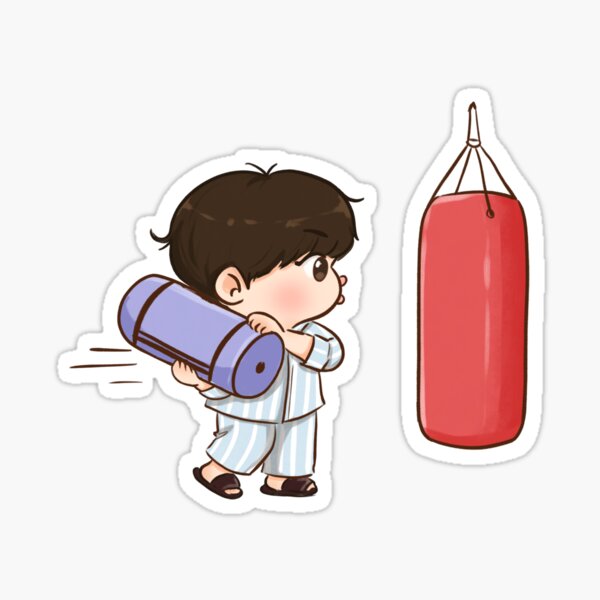 Seokjin’s morning routine Sticker