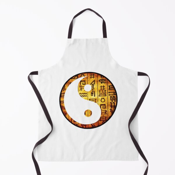 Item preview, Yin And Yang With Egyptian Hieroglyphics   designed and sold by Mark Jesus-Allen.