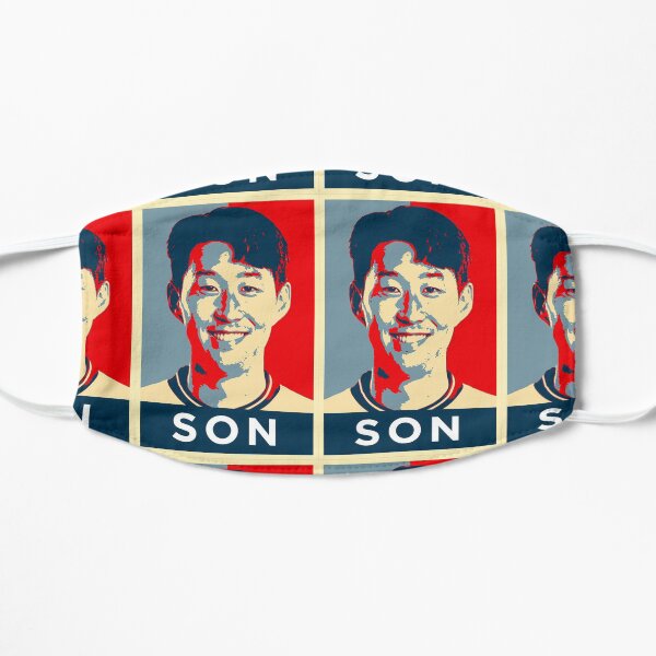 Son Heung-Min Portrait Artwork Flat Mask
