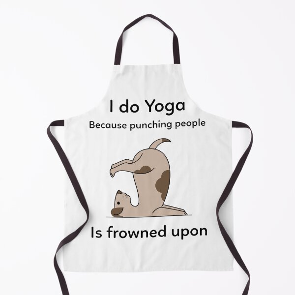 Item preview, I do yoga with my dog designed and sold by Tfk-designs.