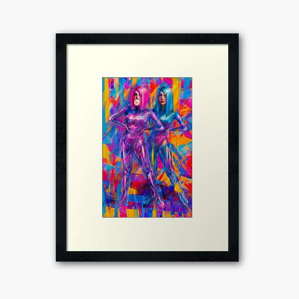 Twins Framed Art Print