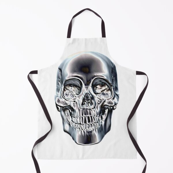 Item preview, Halloween silver skull designed and sold by EQUALSENVY.