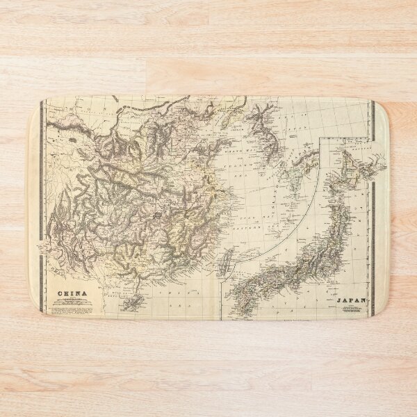 Item preview, Map of China & Japan (1894) designed and sold by allhistory.