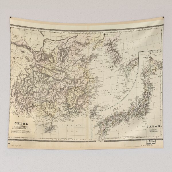Item preview, Map of China & Japan (1894) designed and sold by allhistory.