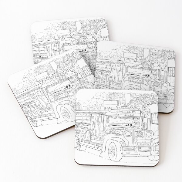 Item preview, Jeepney Line Drawing designed and sold by BrentMorris.
