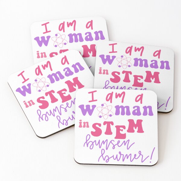 Item preview, I Am a Woman in STEM... Bunsen Burner On! designed and sold by Sophia Chung.
