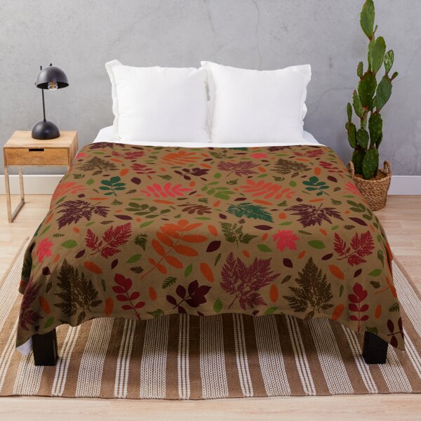 Item preview, Multicolor autumn leaves 10. Wild herbs seamless pattern on beige. Autumn leaf fall. Wild life designed and sold by Yulia Chepurova.