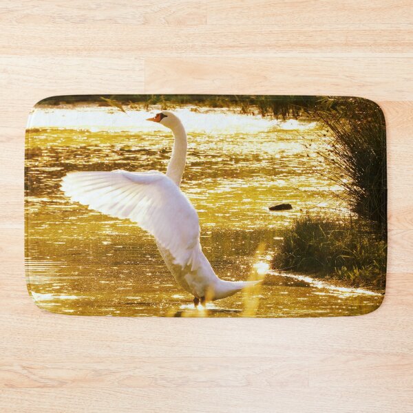 Item preview, Swan in sunset designed and sold by Sabine Straka.