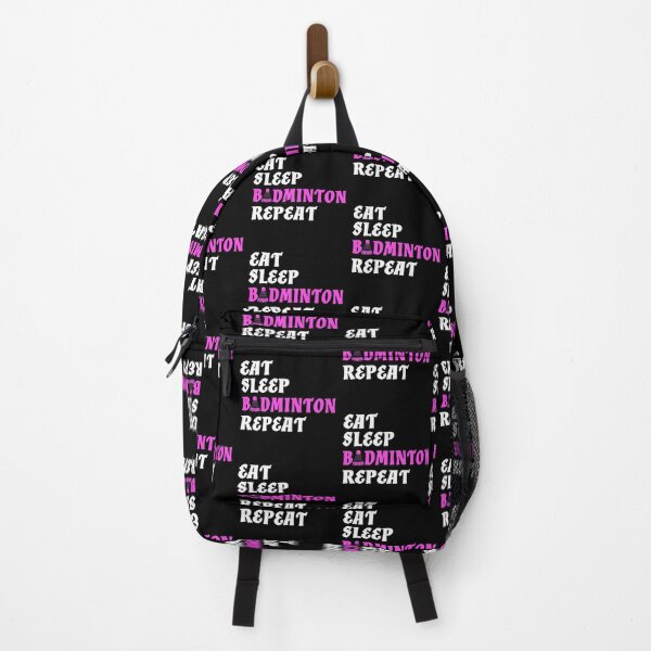 Item preview, EAT SLEEP BADMINTON REPEAT designed and sold by ButterflyX.