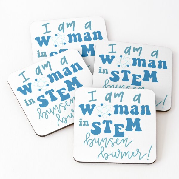 Item preview, I Am a Woman in STEM... Bunsen Burner On! designed and sold by Sophia Chung.