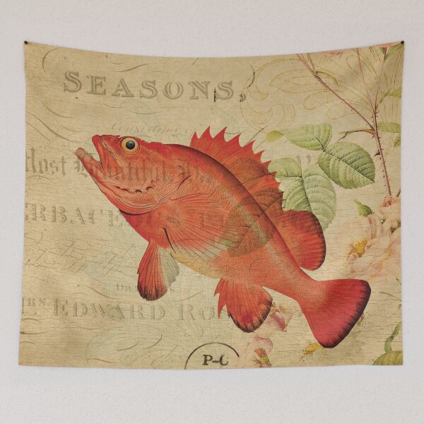 Item preview, Vintage Fish Rockfish French Postcard Carte Postale designed and sold by DeeElle.