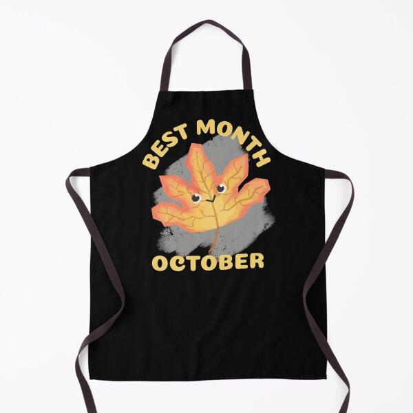 Item preview, Best Month: October | Cute Kawaii Fall Leaf Illustration designed and sold by MAS-S.