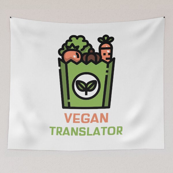 Item preview, Vegan Translator | Cute Kawaii-Style Vegetable Illustrations designed and sold by MAS-S.
