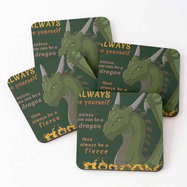 Item preview, Always be a fierce dragon (green)  designed and sold by EosFoxx.