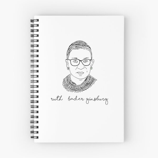 Item preview, NOTORIOUS RBG PORTRAIT - DRAWING - MINIMALIST  designed and sold by Tropical Blood.