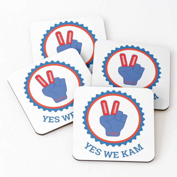 Item preview, Yes We Kam | Kamala | Victory Sign Badge designed and sold by MAS-S.
