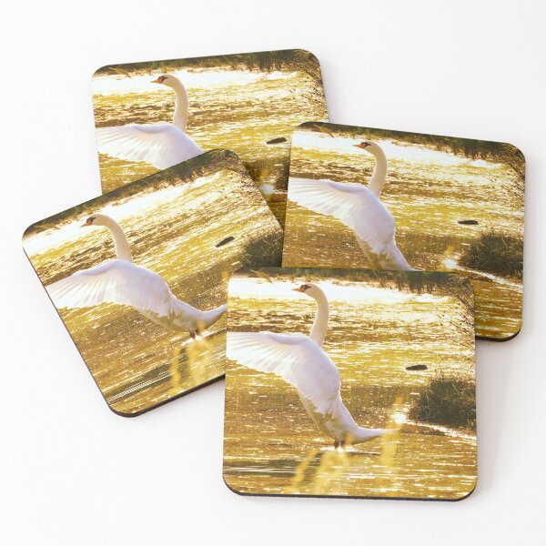Item preview, Swan in sunset designed and sold by Sabine Straka.