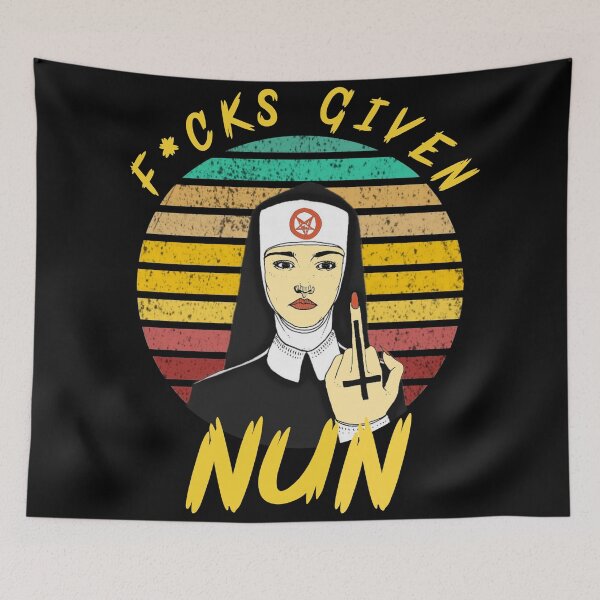 Item preview, Fucks given nun designed and sold by SidTastic .