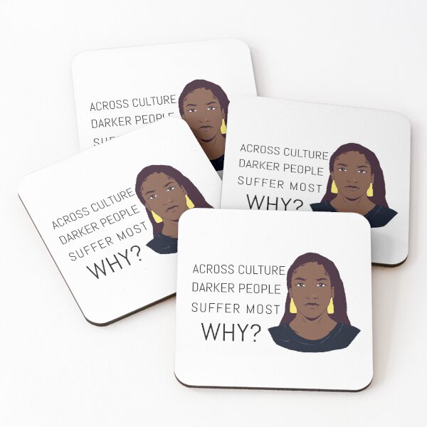 Item preview, Across Cultures Darker People Suffer Most Why? designed and sold by NikStore.