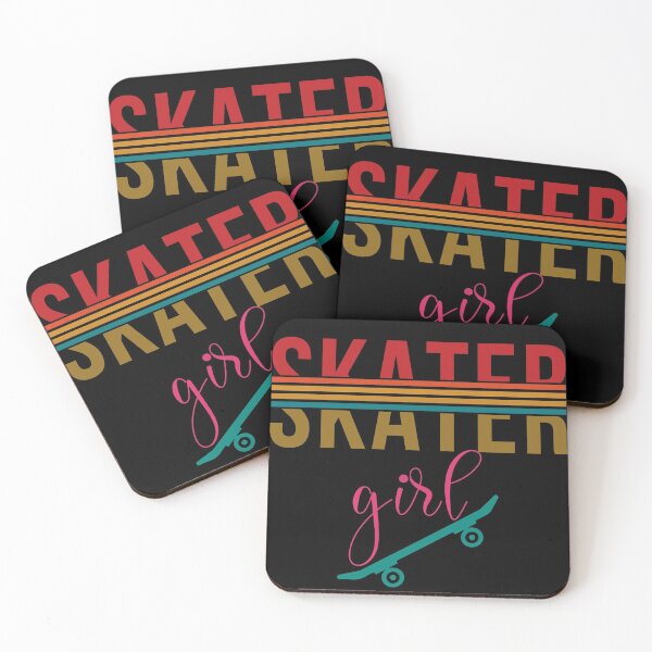 Item preview, Vintage Skater Girl Retro Skateboard Skateboarder Skateboarding 80s designed and sold by merchzy.