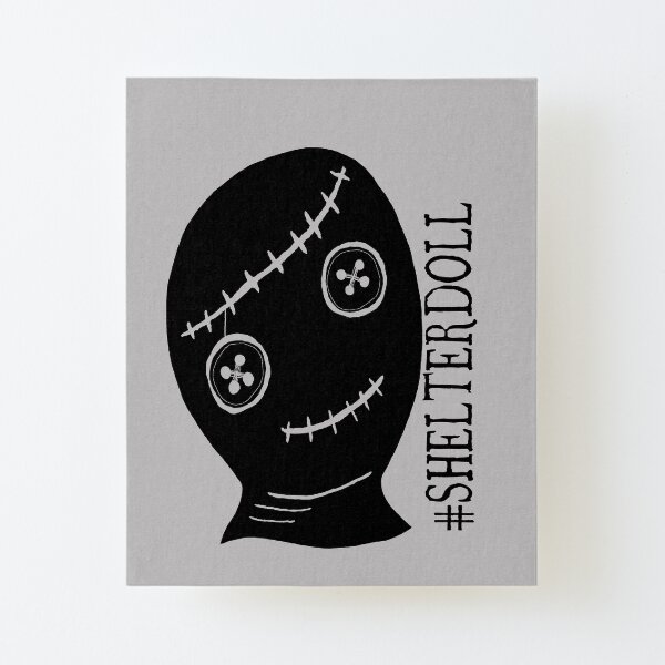#SHELTERDOLL Schrift - Charity, soziales Projekt, Feminismus, Aufgezogener Druck auf Leinwandkarton