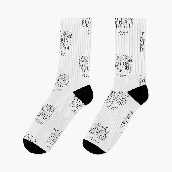 Item preview, RBG QUOTES - RUTH BADER - WE ARE A NATION MADE STRON BY PEOPLE LIKE YOU  designed and sold by Tropical Blood.