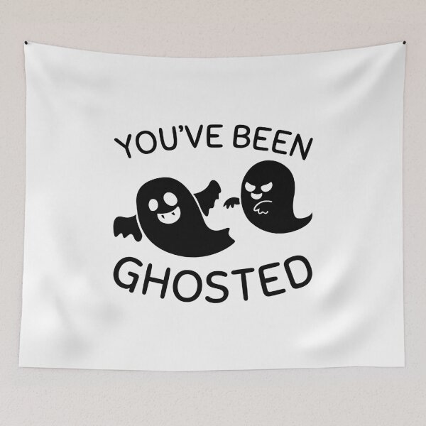 Item preview, You've Been Ghosted - Halloween Ghost Pun designed and sold by EstelleStar.