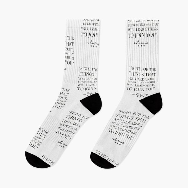Item preview, RBG QUOTES - RUTH BADER GINSBURG - FIGHT FOR THE THINGS THAT YOU CARE ABOUT  designed and sold by Tropical Blood.