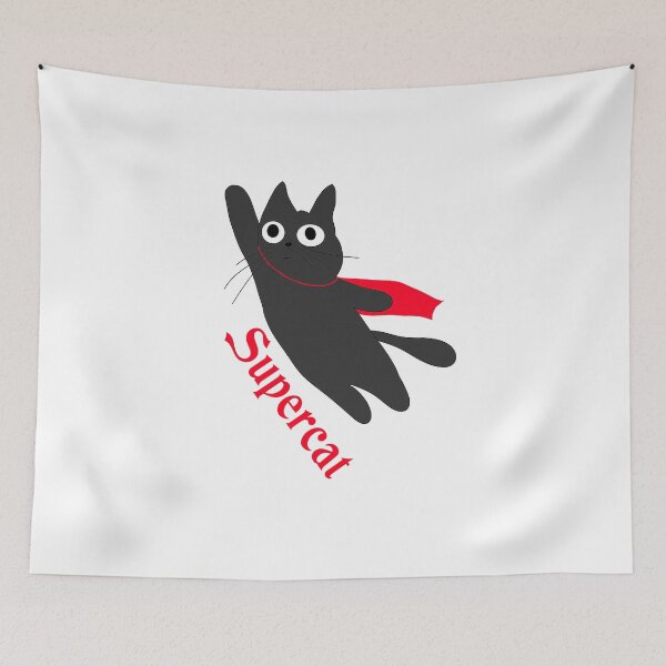 Item preview, Cat superhero designed and sold by nemfisart.