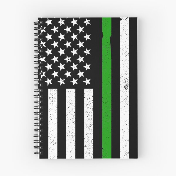 Item preview, American Flag: Thin Green Line Flag Distressed designed and sold by crimsontreasure.