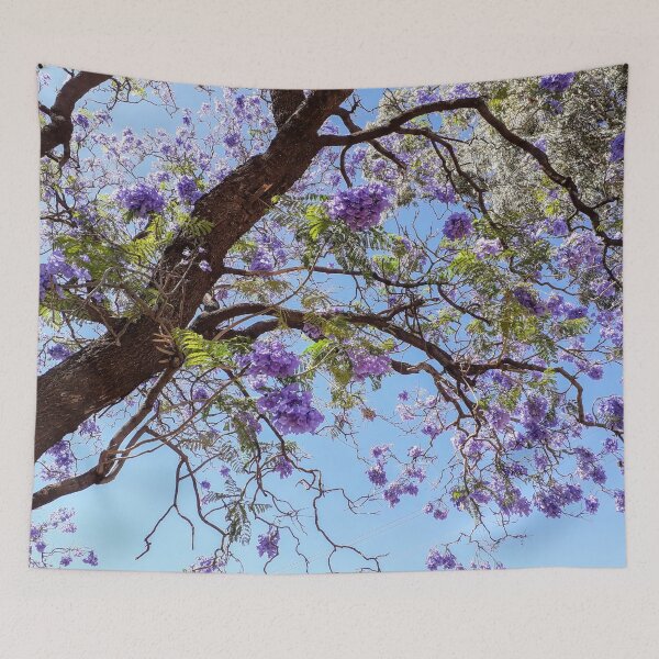 Item preview, Blue Jacaranda tree blossom South Australia designed and sold by Tanja Dianova.