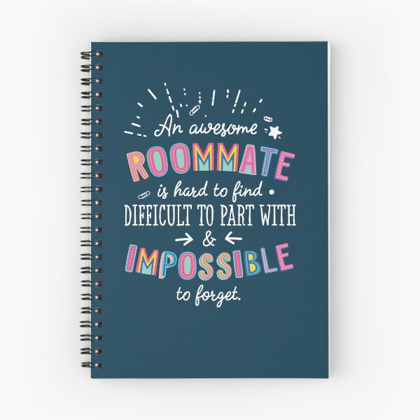 Item preview, An awesome Roommate Gift Idea - Impossible to Forget Quote designed and sold by betternotes.