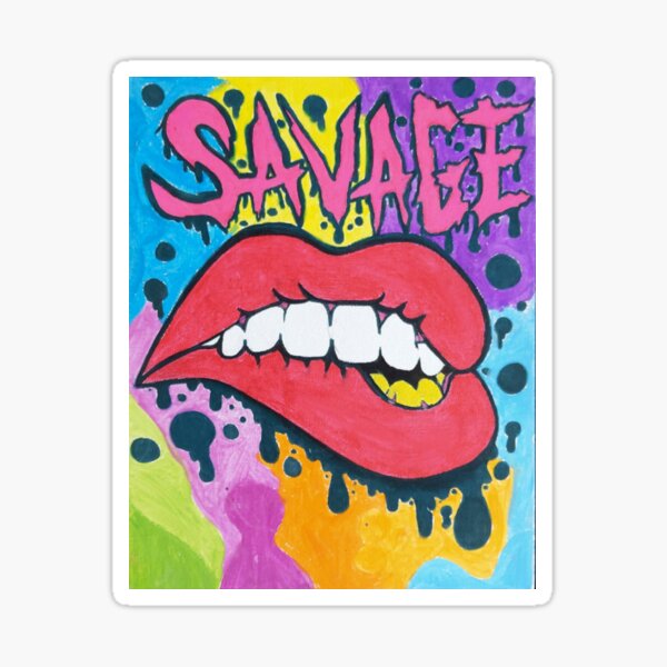 New Savage Stickers Redbubble - why dollhouse rp on roblox sucks naim