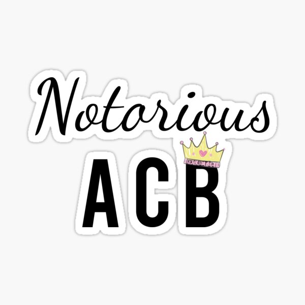 Item preview, notorious acb designed and sold by AymenAllel.