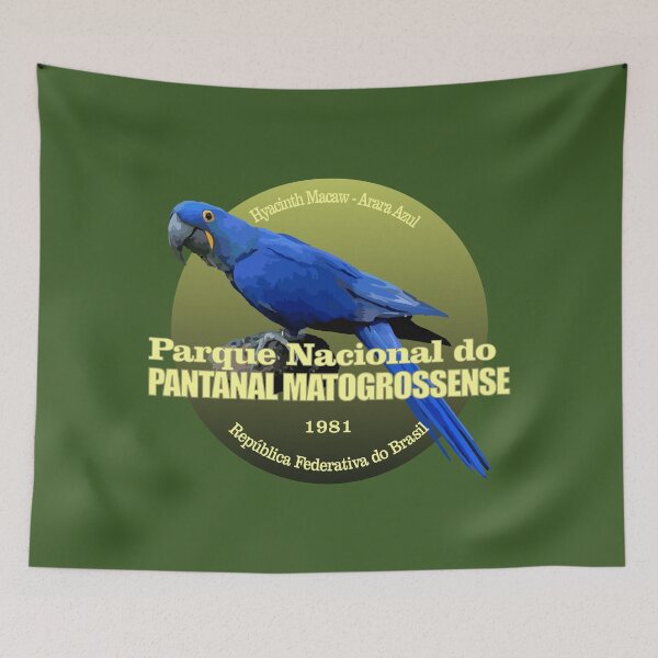 Item preview, Pantanal Matogrossense National Park (Hyacinth Macaw)(WT) designed and sold by curranmorgan.