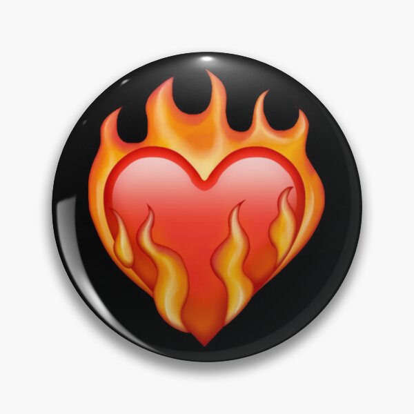 Item preview, fire heart emoji designed and sold by anelalexandra.