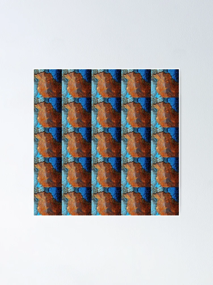 Thumbnail 1 of 3, Poster, Rusty Houndstooth Pattern designed and sold by TheEditrix.